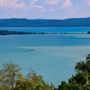 A view of Glen Lake in Michigan.